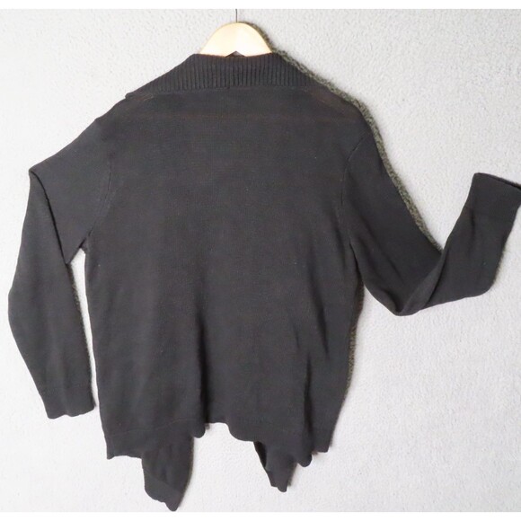 Lauren Ralph Lauren Sweater Womens XXL Black Southwestern Cardigan Linen Cotton - Picture 2 of 15
